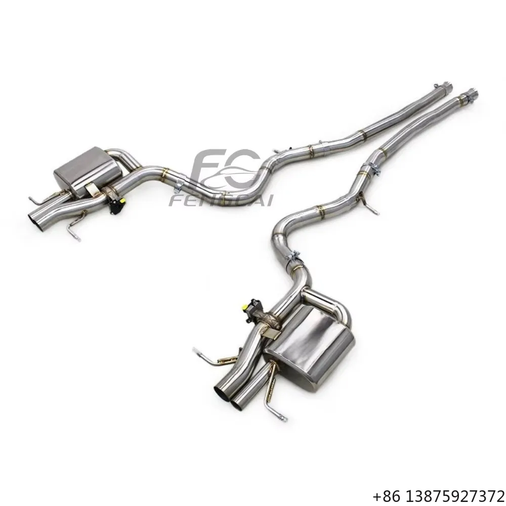 

SS304 Valve Catback Exhaust Muffler for S63 W222 5.5T M157 Biturbo V8 Performance Sound Upgrade