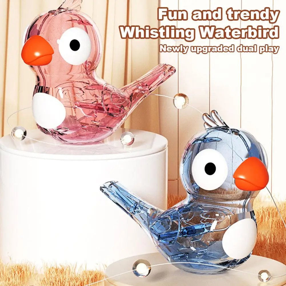 Water Bird Whistle Children's Toys Oral Muscle Pronunciation Bath Toys Water Training Bird Called Instrument Baby Musical E6q8