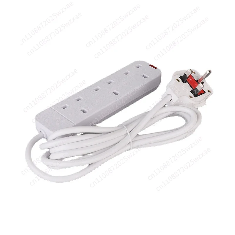 

socket with extension cable, 13A British standard socket with 3 meters plug-in board wiring plug