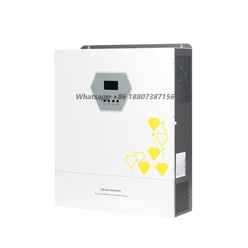 11KW Stable Output 98% Efficiency Inverter High Frequency Solar Hybrid MPPT Pure Sine Wave Single Phase 110/220VAC Input