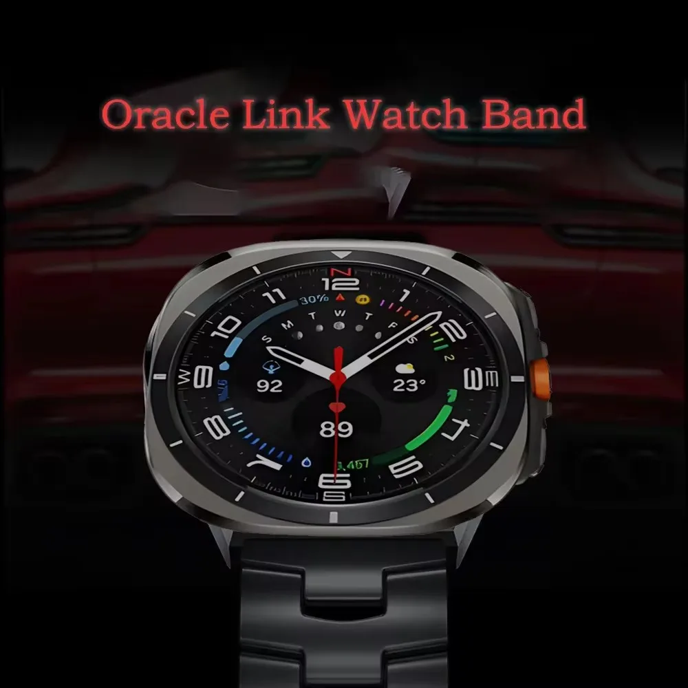 Titanium Strap for Samsung Galaxy Watch 8 Classic 46mm No Gaps Metal Bracelet for Galaxy Watch 8 44mm 40mm/Ultra 2025 47mm Strap