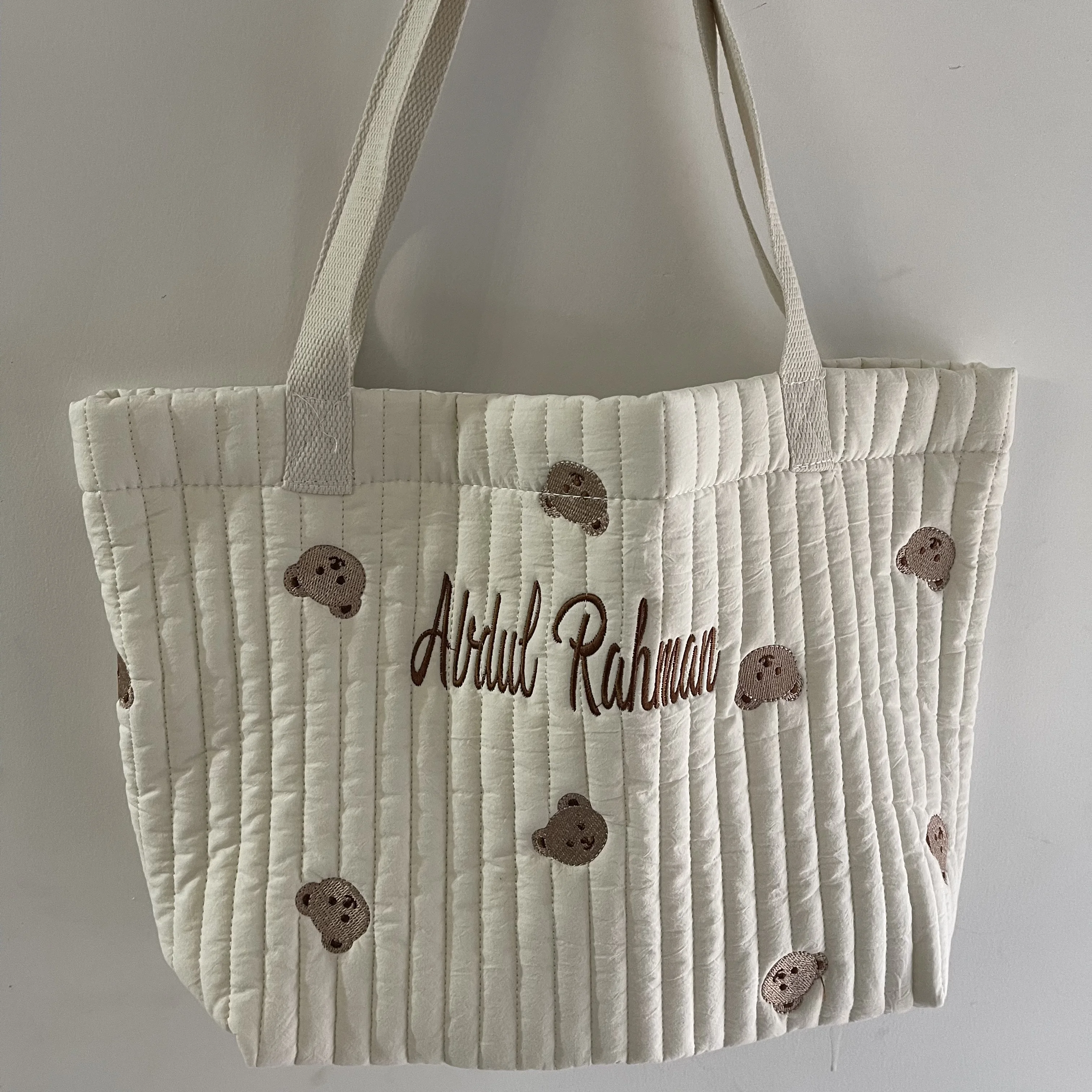 Custom Large Capacity Multifunctional Mother And Baby Bag, Personalized Name Bag For Easy Carrying Of Mother Gift Bag When Going