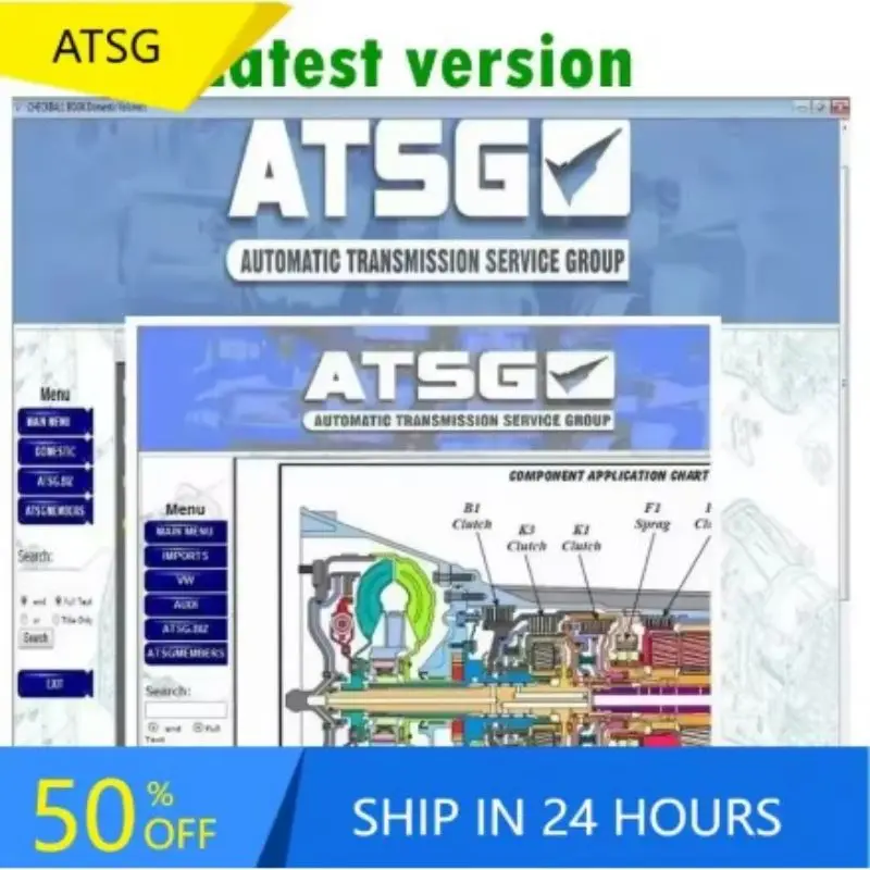 ATSG Car Repair Diagnostic Tool, 2017 Car Vehicle, Automatic Transmission Service, Group Information, ATSG Software Repair Manua