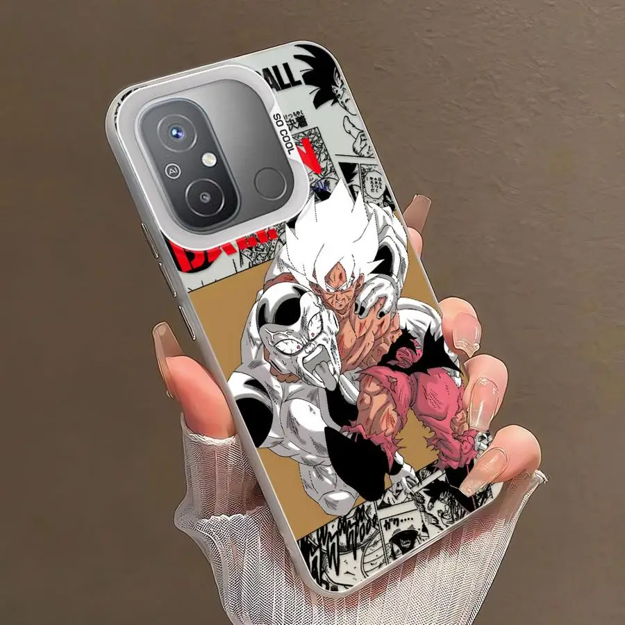 Case voor Xiaomi Redmi A4 12 A1 A3 A2 Plus 13 A3x 13C 12C 14C Soft Cover Dragon Ball Comics Goku Frieza