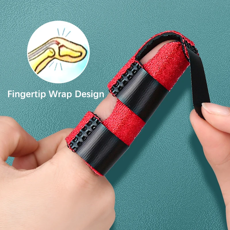 Finger Fixing Splint Straighten Brace Adjustable Pain Relief Trigger Sprain Dislocation Fracture Finger Splint Corrector Support