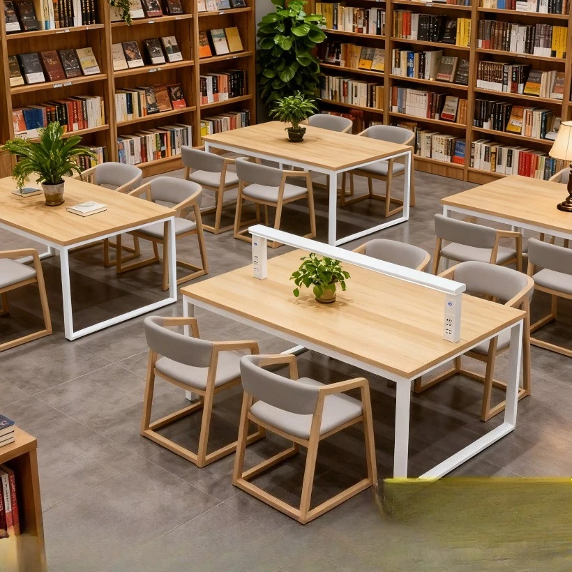 Office Desk Study Room Learning Immersive Intelligent Postgraduate Entrance Examination College Student School Library Reading