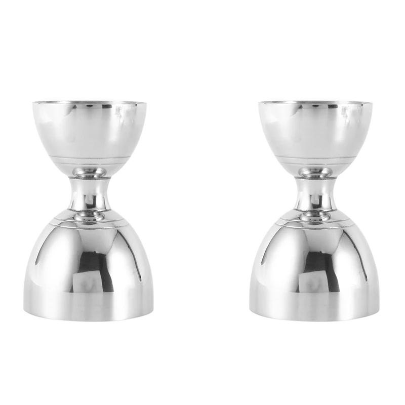 2X Stainles Steel Bar Jigger 1/2Oz ,Cocktail Jigger Measuring Cups Jigger 1Oz 2Oz