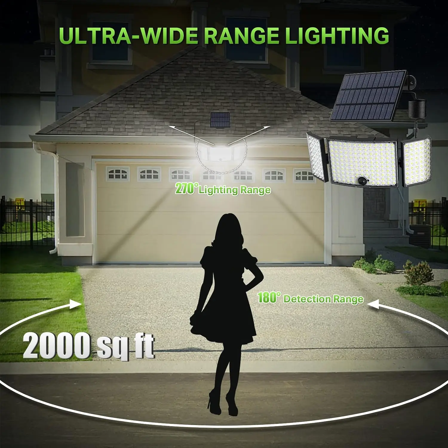 115/234/348 LED Solar Lamp Wall Light Motion Sensor 3 Mode Powered Outdoor Garden Solar Light IP65 Waterproof Sunlight Spotlight