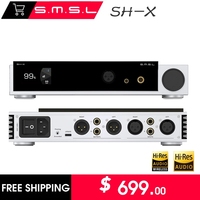 SMSL SH-X Headphone amplifier High output-power High Gain HIFI Balanced 4.4mm/6.35mm Preamplifier Output SHX Available with SUX
