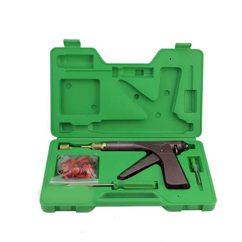 

Auto Bike Tubeless TireAir Leaking Kit Repair Puncture Professional Repair Kit Vacuum Tire Repair Gun Car Tire Block