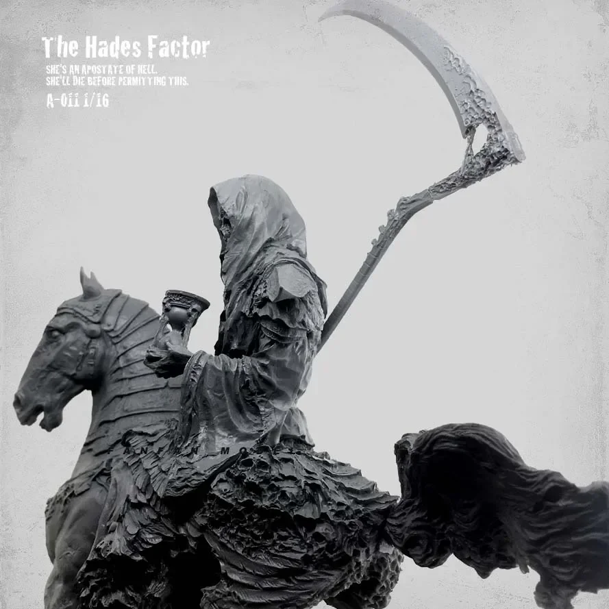 1/16 Figure Kits The Hades Factor Hell Messenger Resin Soldier Colorless And Self-assembled  A-011