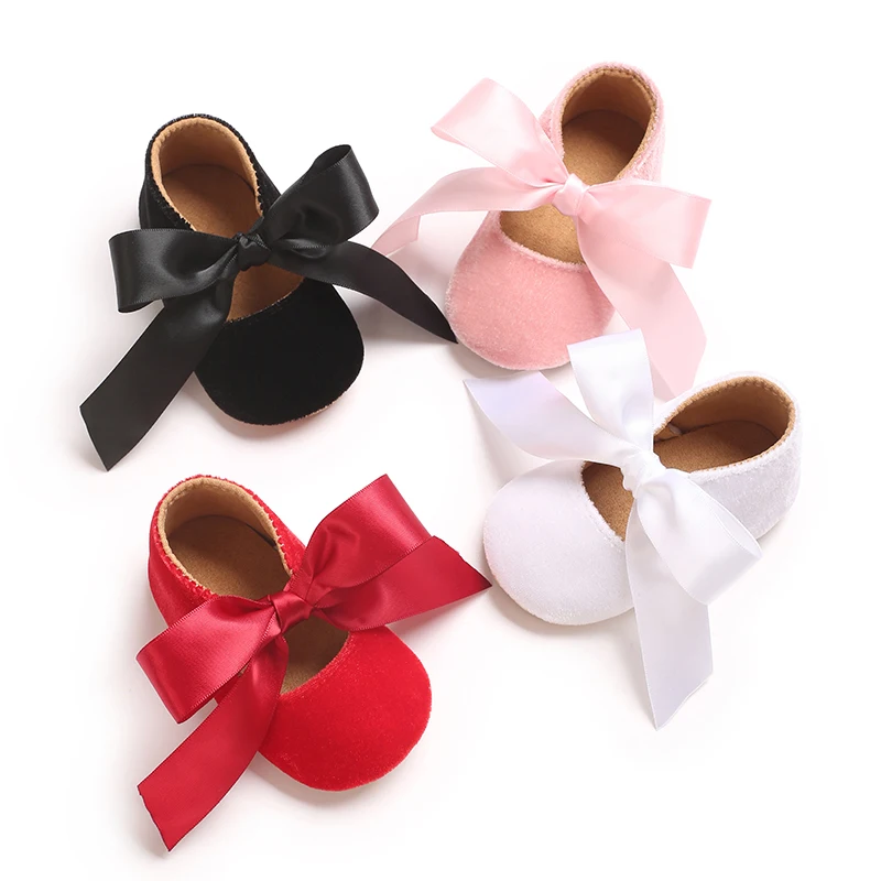 

Модные милые балетки на плоской подошве с бантом для маленьких девочек, легкие износостойкие туфли на плоской подошве на весну и осень