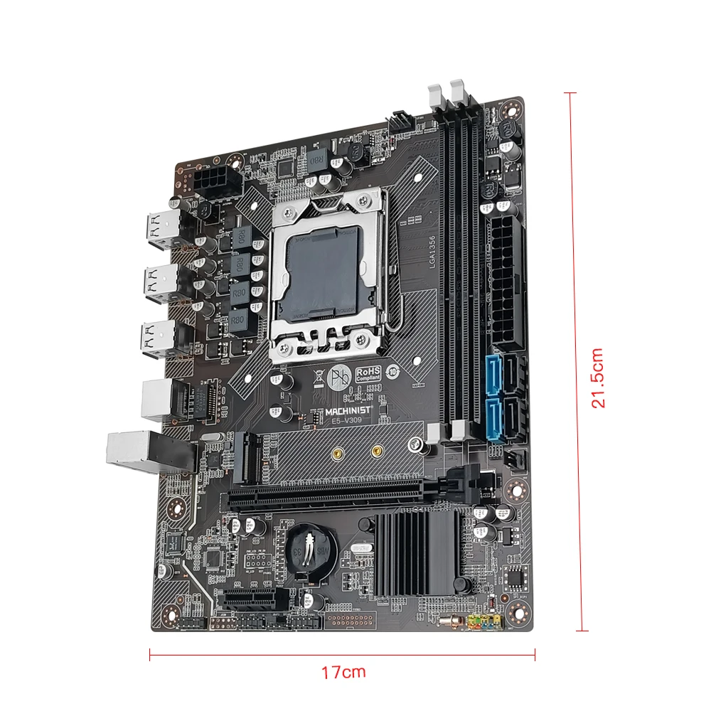 MACHINIST X79 Motherboard LGA 1356 CPU Processador Support Intel Xeon E5 Series DDR3 Desktop RAM Memory NVME M.2 M-ATX V309