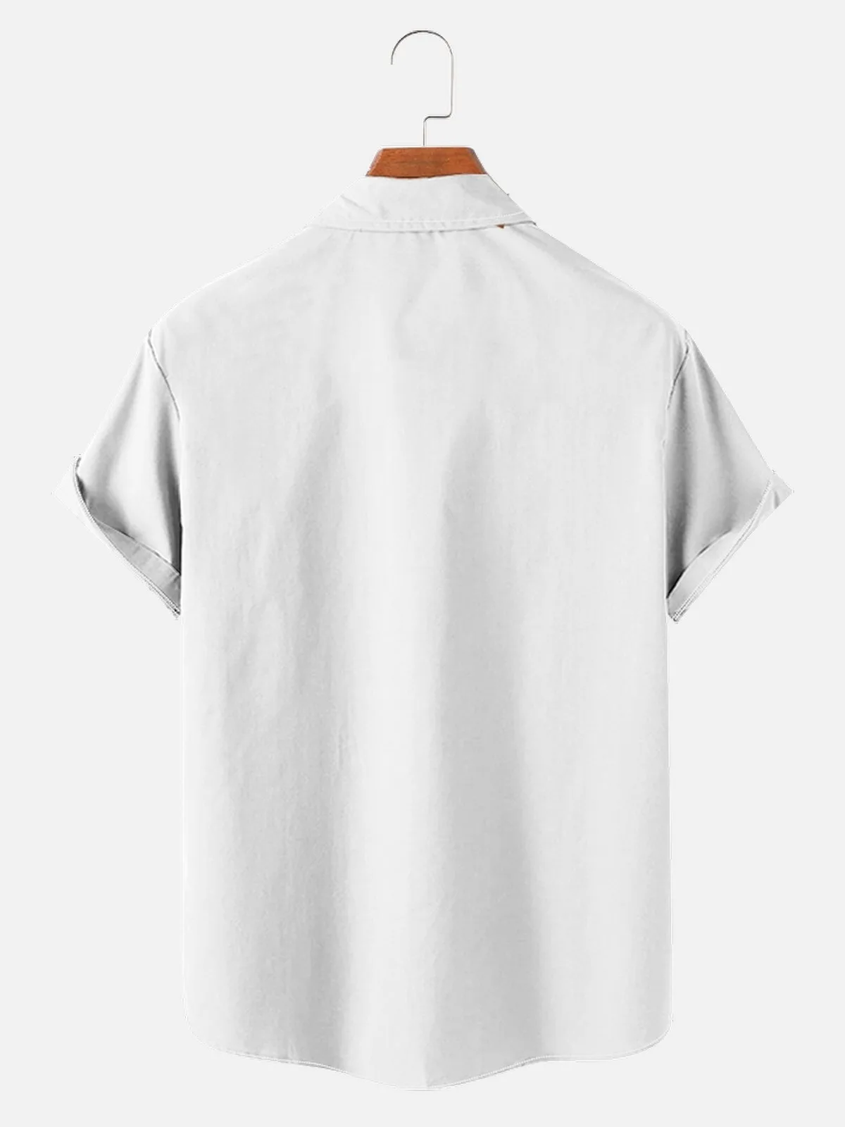 Camisa casual de coco havaiano cor sólida masculina 2022 verão manga curta botões de roupas camisetas lapela topo