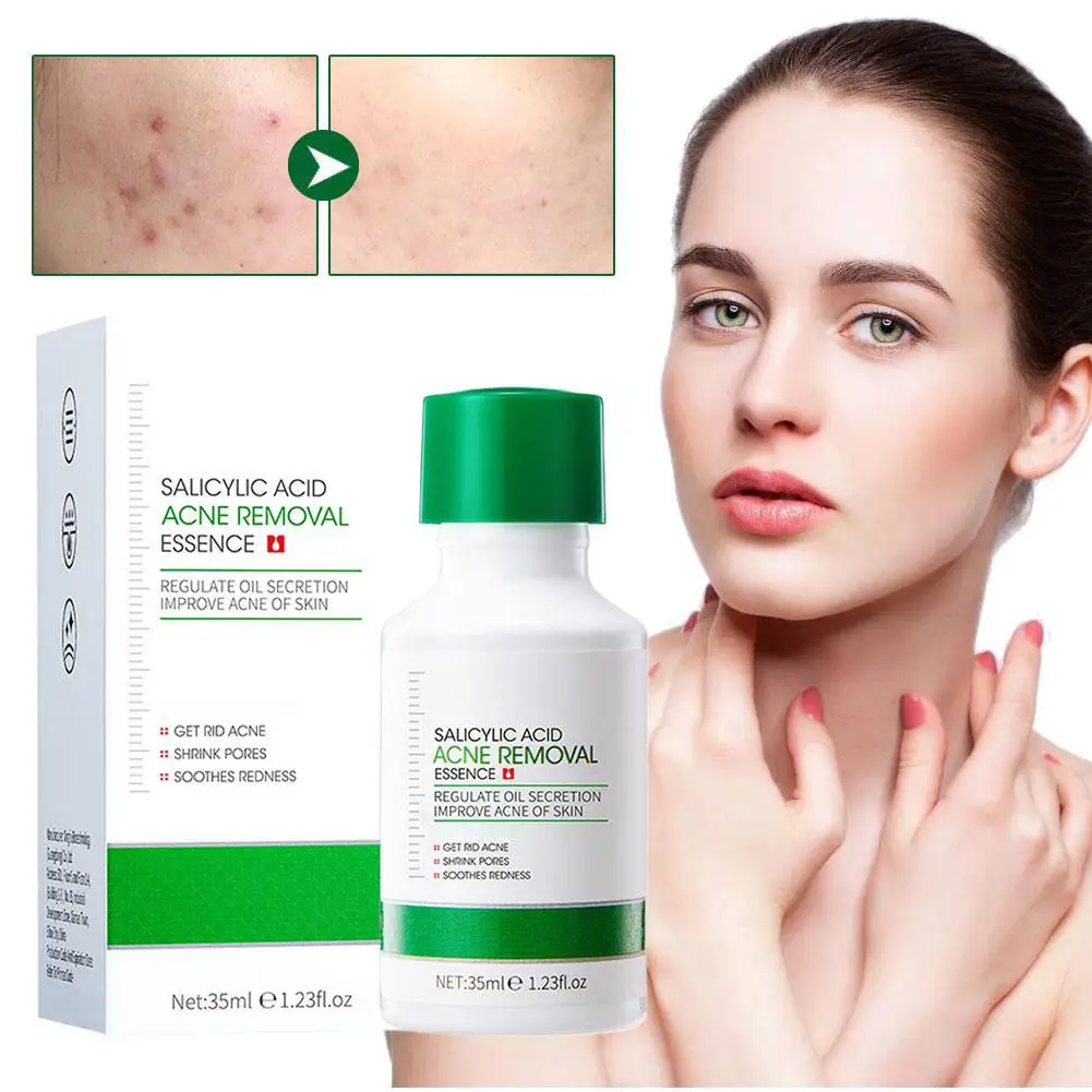 BIOAQUA Acido Salicilico Rimozione Dell'acne Siero Viso Idratante Riparatore Anti Acne Rimozione Anti-età Essenza Del Viso Cura Della Pelle
