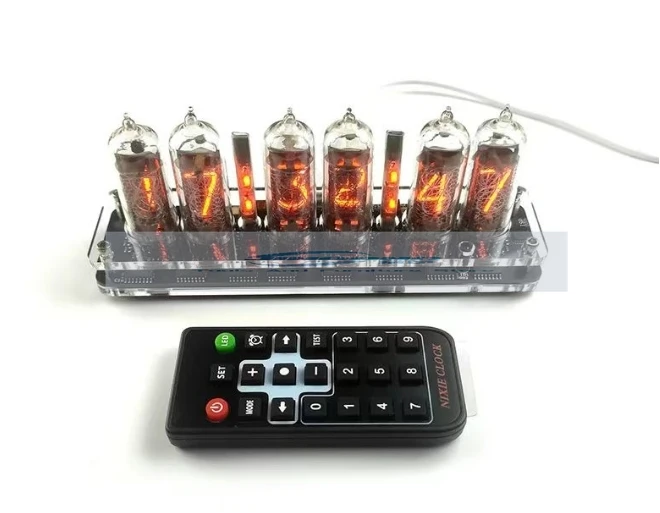 6-bit IN-14 glow tube clock IN14