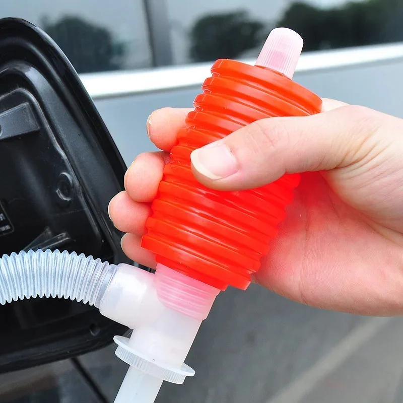 Manual Diesel Gasoline Fuel Transfer Pump Hand Operated Oil Sucker Syphon Suction Petrol Extractor for Truck Car SUV Motorcycle view 4