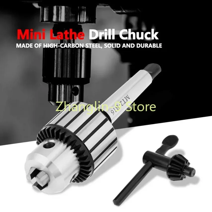 Morse No. 2 Post MK2-B16 with 1-13mm 3-16mm B16 Wrench Drill Chuck MK2 Post 13 Heavy Drill Chuck