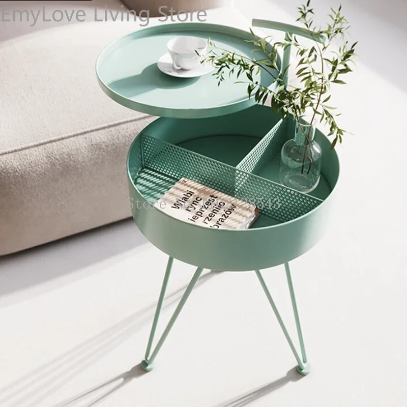 Macaron Green Sofa Side   Creative Removable Coffee  Bedroom Bedside Tables End Table Balcony Table Home Furniture