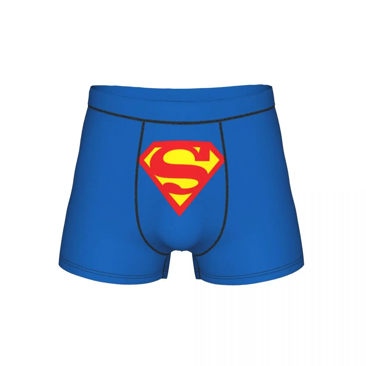 

Funny Boxer Supermans Logo Shorts Panties Briefs Men Long Underwear Breathable Underpants for Homme S-XXL