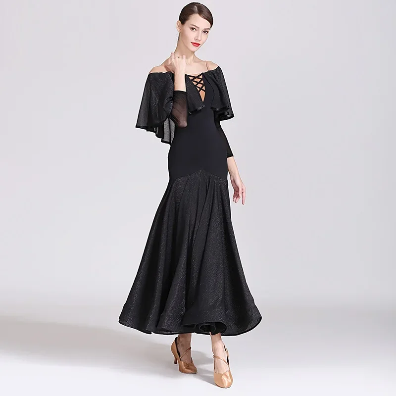 Vestido de salón para mujer, ropa de baile, vestido de vals de salón, trajes de rumba, ropa de baile de salón, vestido de baile español, vestido de flamenco