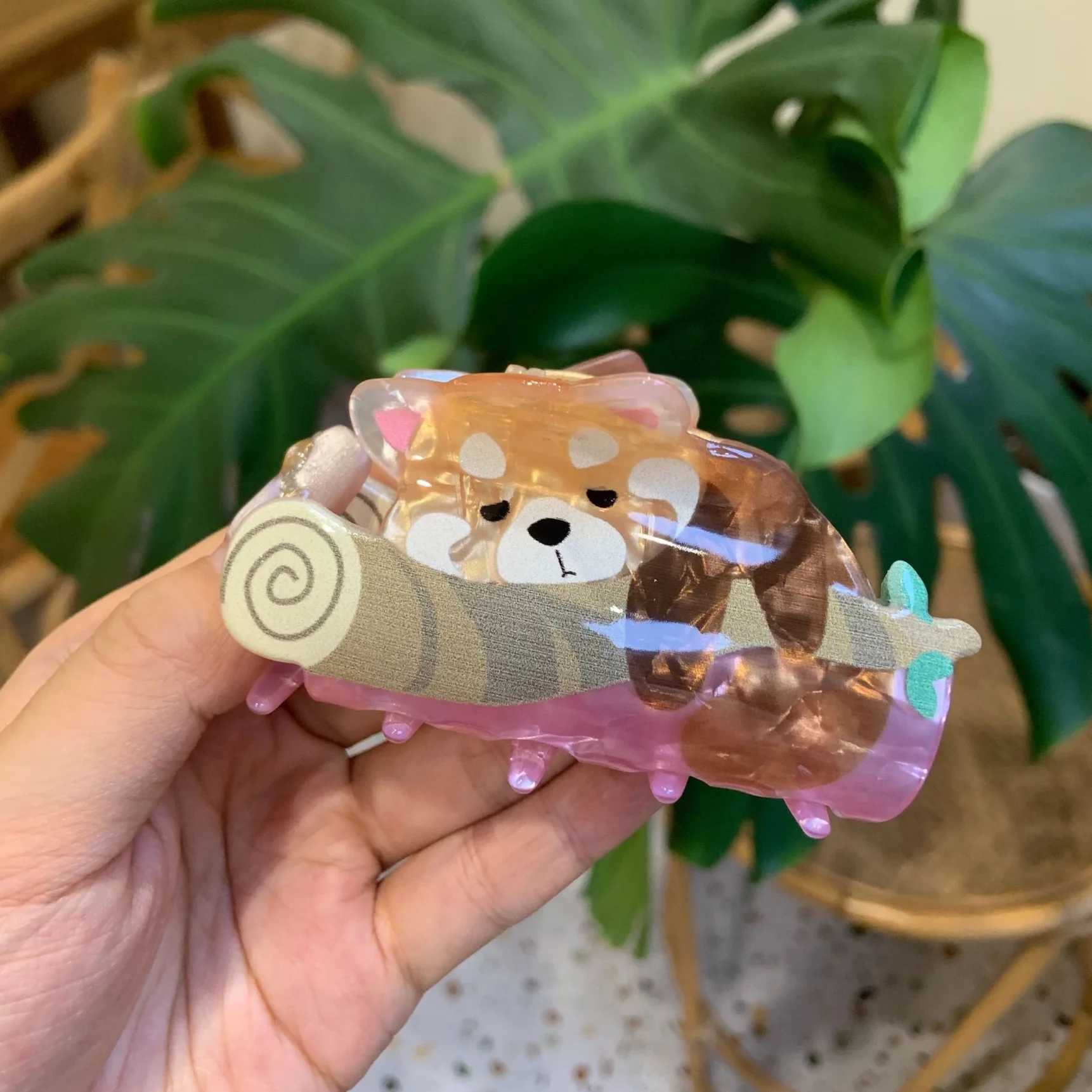 New Cartoon Hair Claw Clips: Animal Sea Turtle, Raccoon, Koala, Ocean Waves Marine Hair Accessories, Shark Clips. view 3