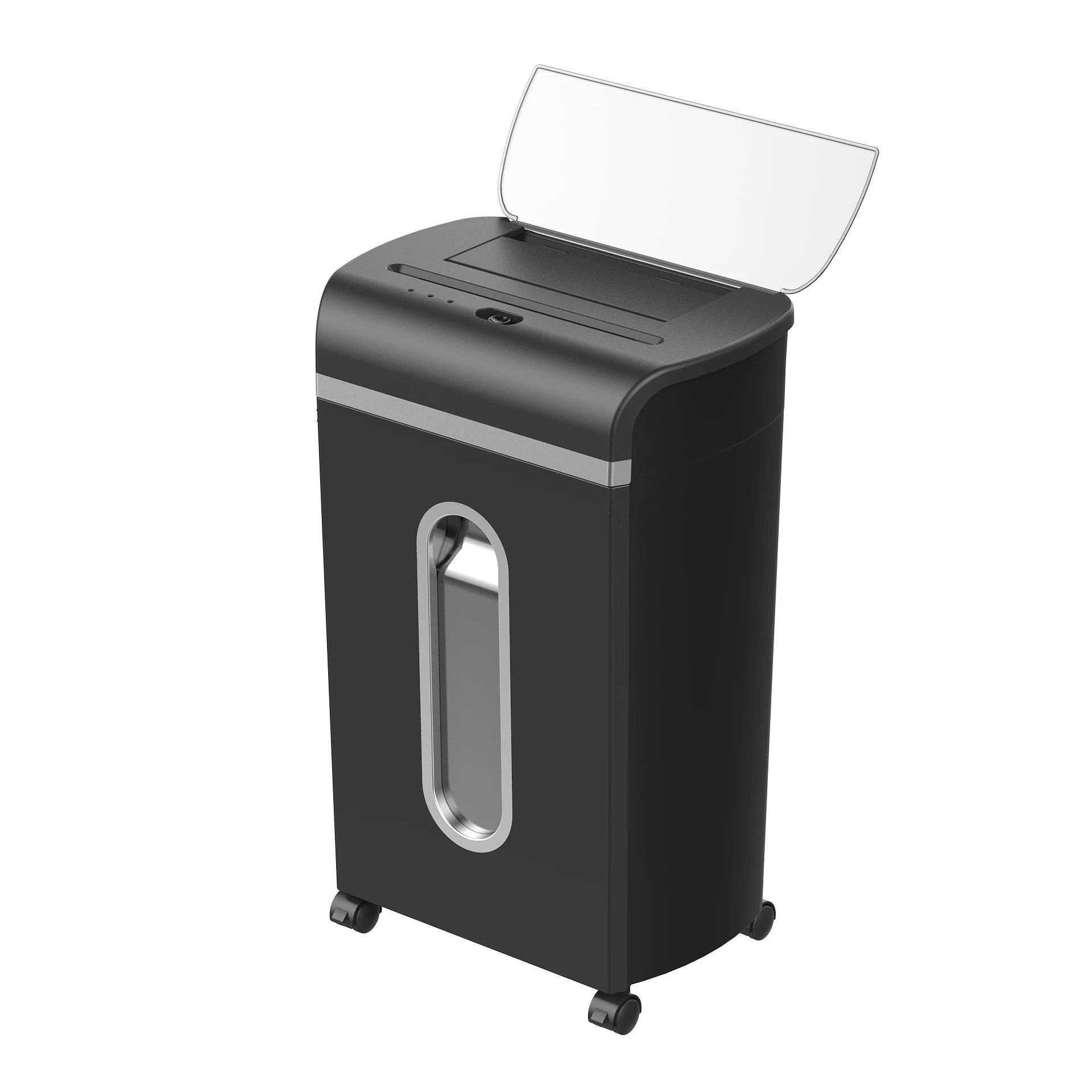 Mini Cross Cut Auto Feed Paper Shredder 2020 Shredders Model for Office Electricity 5x10 Mm Support 358x235x570 Mm 120