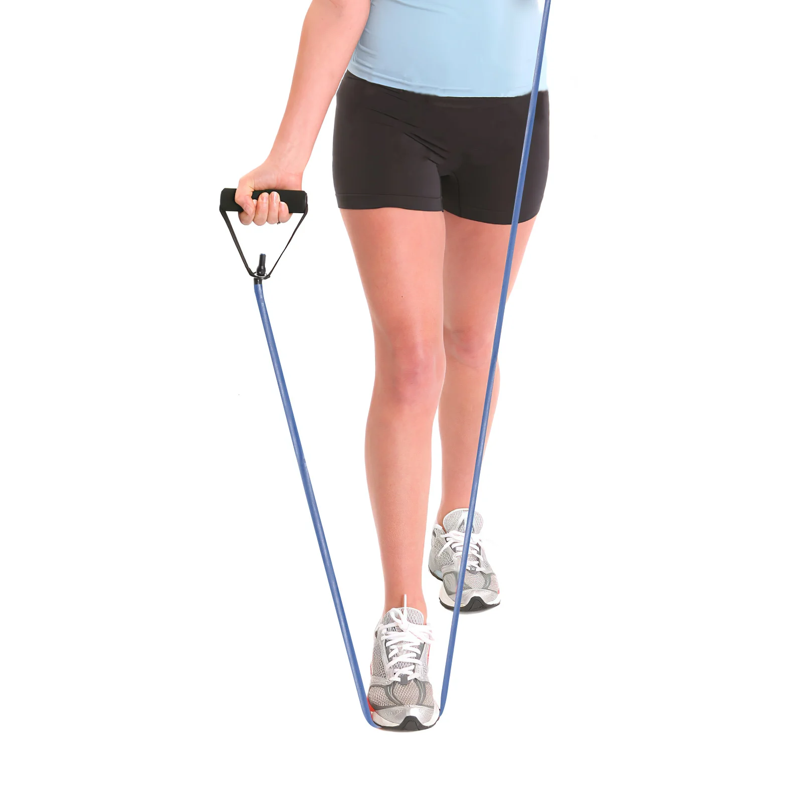 

20Lb Resistance Pull Rope with Ergonomic Handle Long Elastic Fitness Band for Home Workout Yoga Pilates Muscle Training Exercise