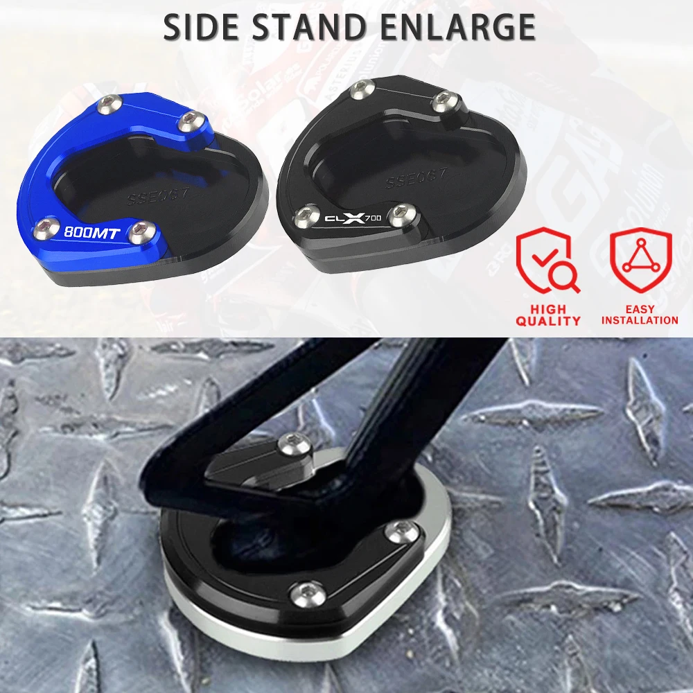 

Motorcycle Side Stand Enlarger Plate Kickstand Enlarge Extension For CFMOTO CF MOTO CL-X700 700 CL-X 800MT N39° 800 MT 2021-2023