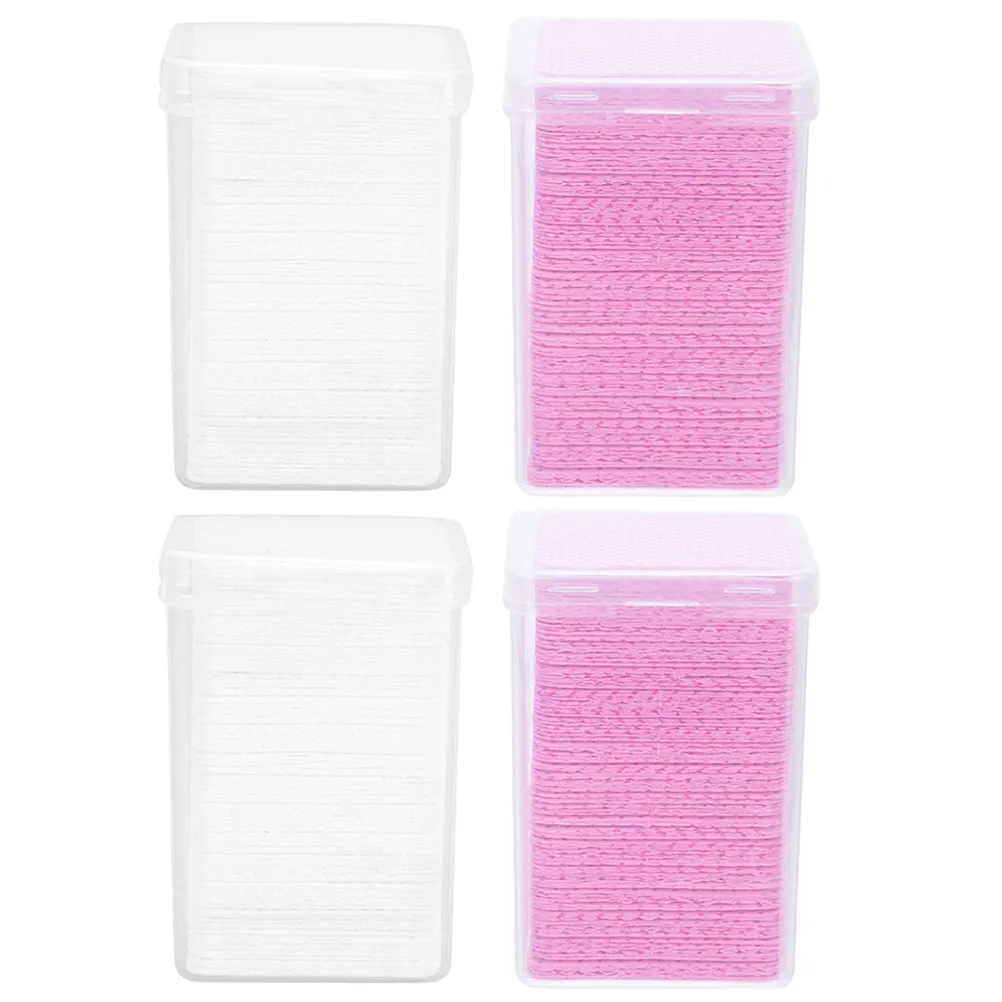

800Pcs High-Quality Cotton Glue Wiping Sheets Eyelash Extension Remover Salon Glue Bottle Cleaner Cotton Cleaning Wipe Eyelash