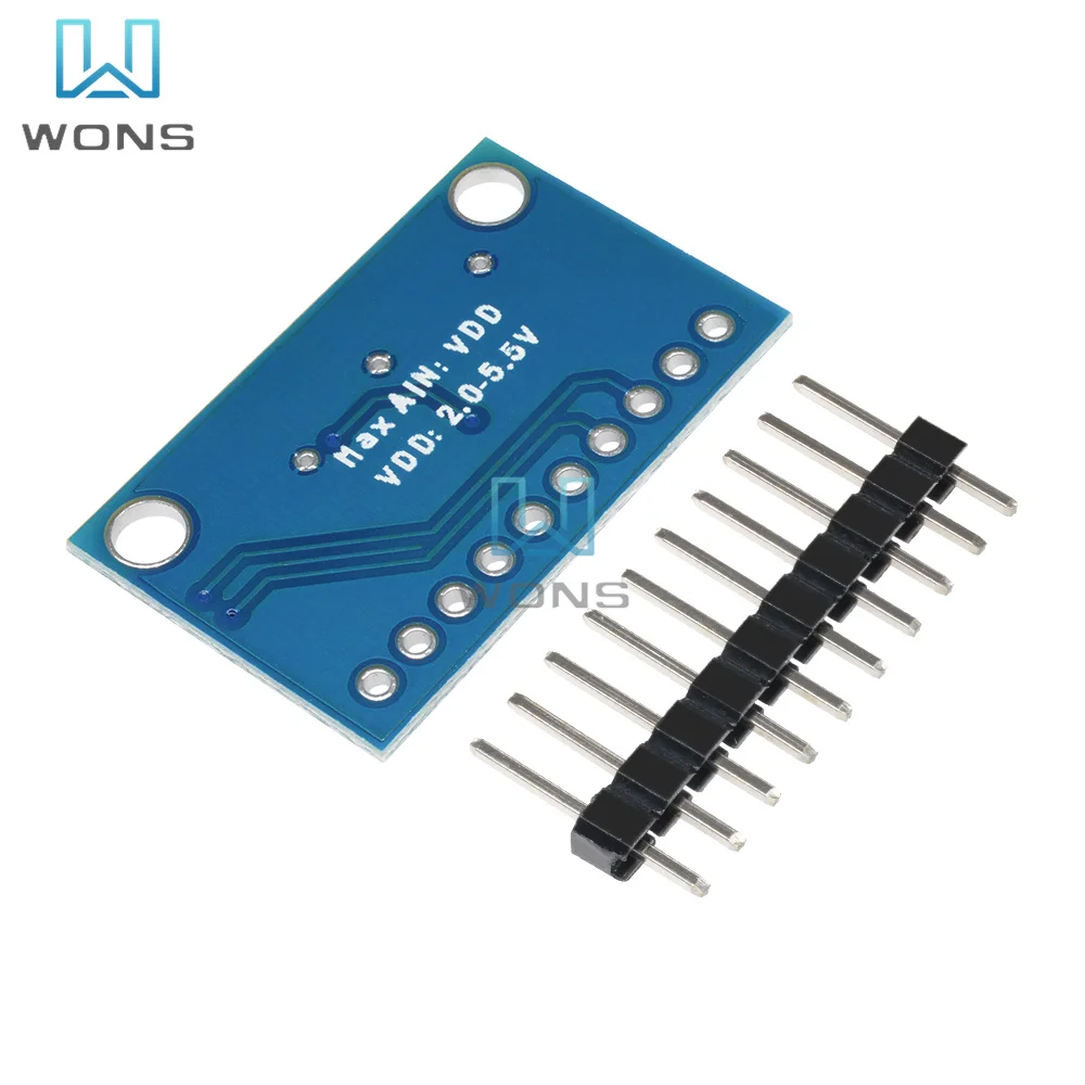 DC2-5.5V ADS1115 Module Subminiature 16 Bit 4-Channel Chip ADX111A  ADC Module Development Board Voltage Regulator Module