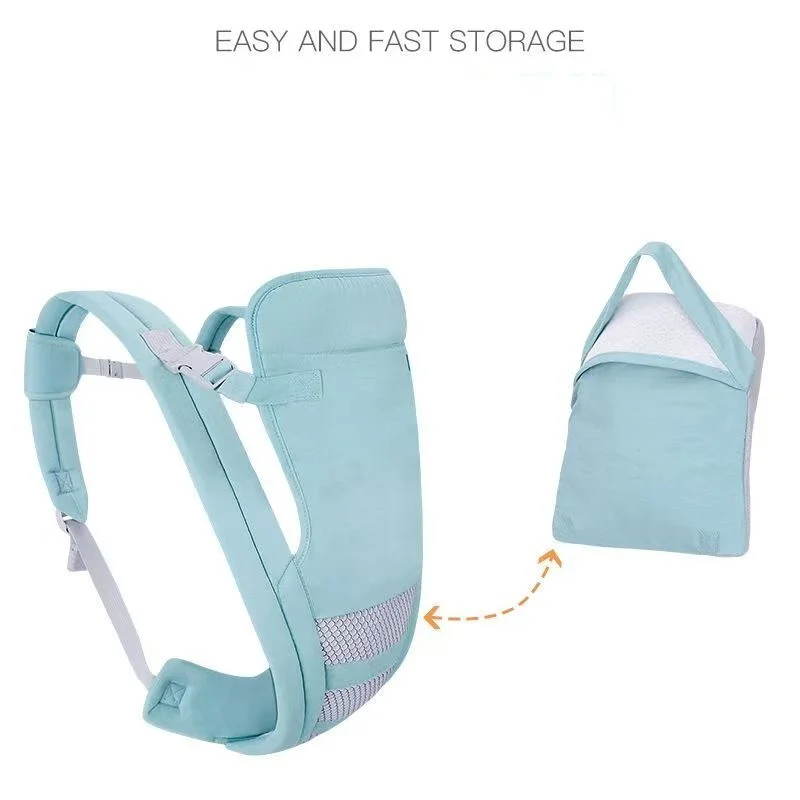 Плечевой ремень-кенгуру для младенцев, слинг для новорожденных, эргономичное милое полотенце для укуса, детское хлопковое дышащее переноска спереди