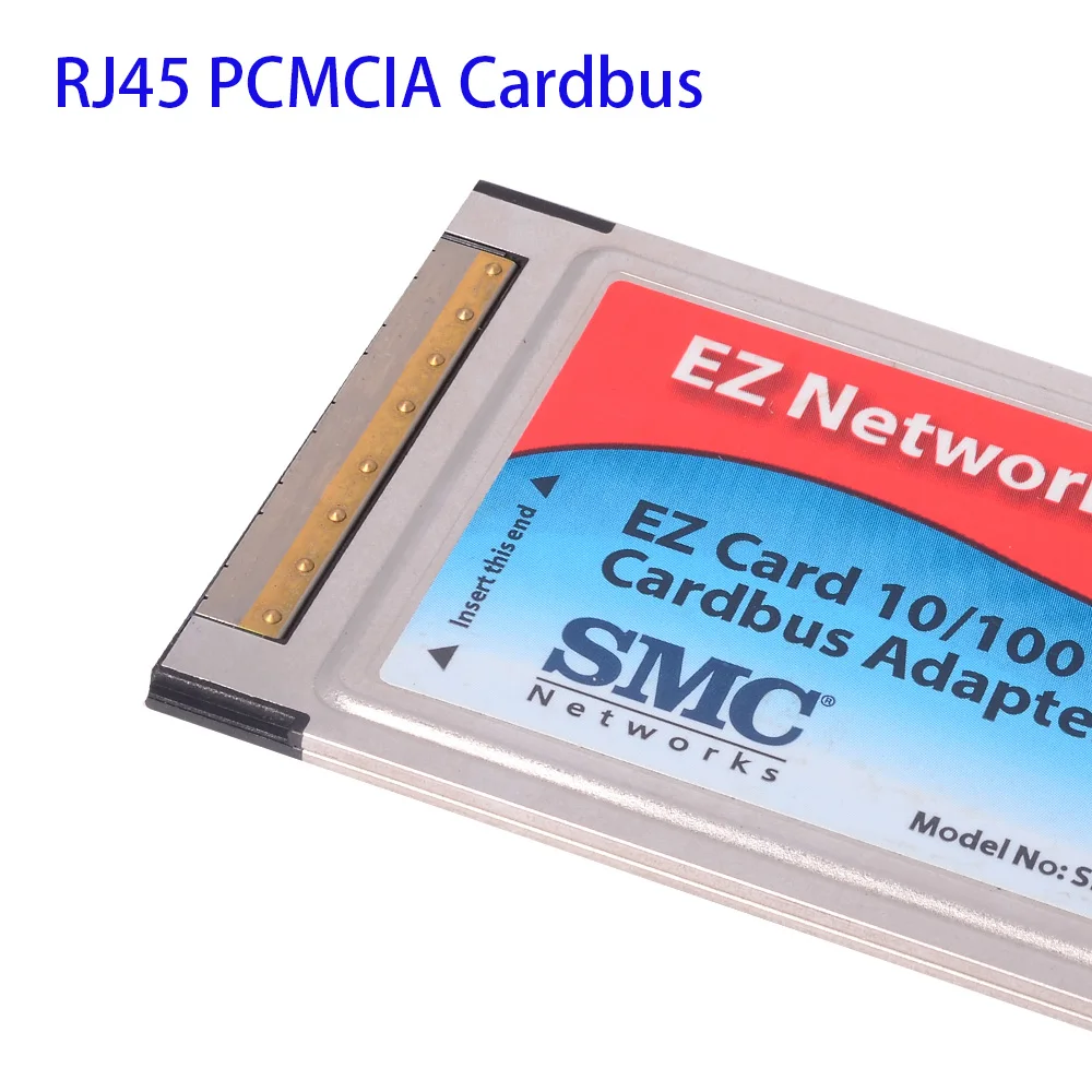 Sieć Ethernet RJ45 PCMCIA Cardbus 54 Mm Adapter karty rozszerzeń laptopa/notebooka 100 mb/s 54mm PCMCIA do przewodowej karty sieciowej