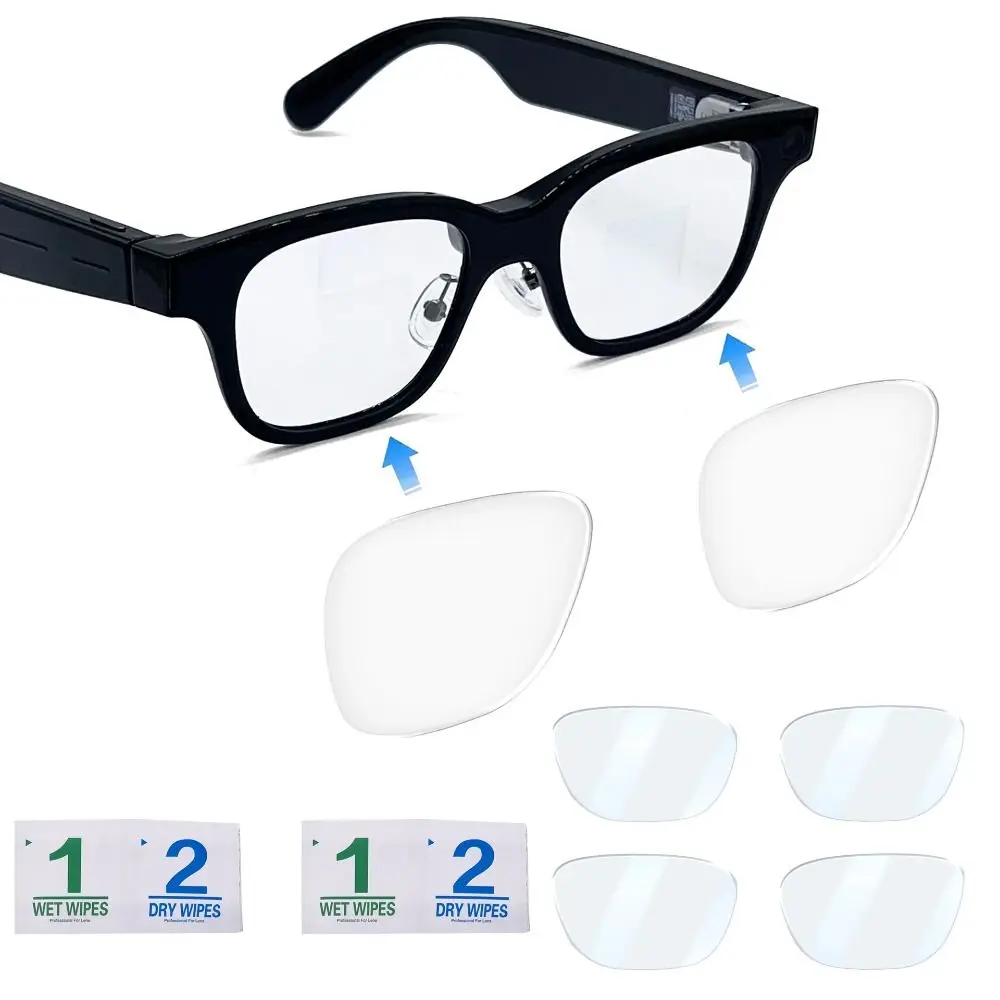 4Pcs Anti-scratch Protective Film HD Smart Accessories Screen Protector Drop Protection Eyeglass Lens Film for Rokid Glasses