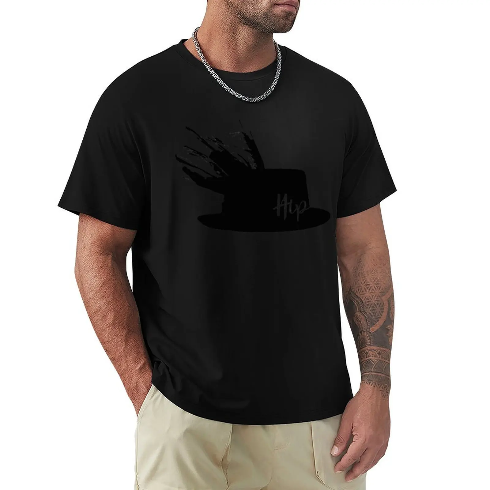 Hat Tragic Pop T-Shirt Work Outdoor Short Sleeve Tee