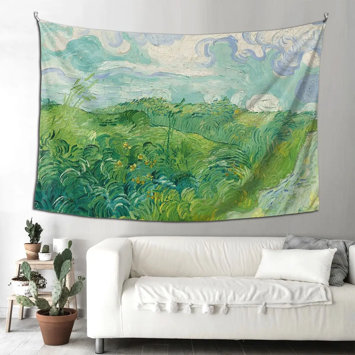 

Зеленые пшеничные поля, квавры, Винсент Ван Гог, гобелен, забавные настенные эстетические гобелены для украшения дома для гостиной