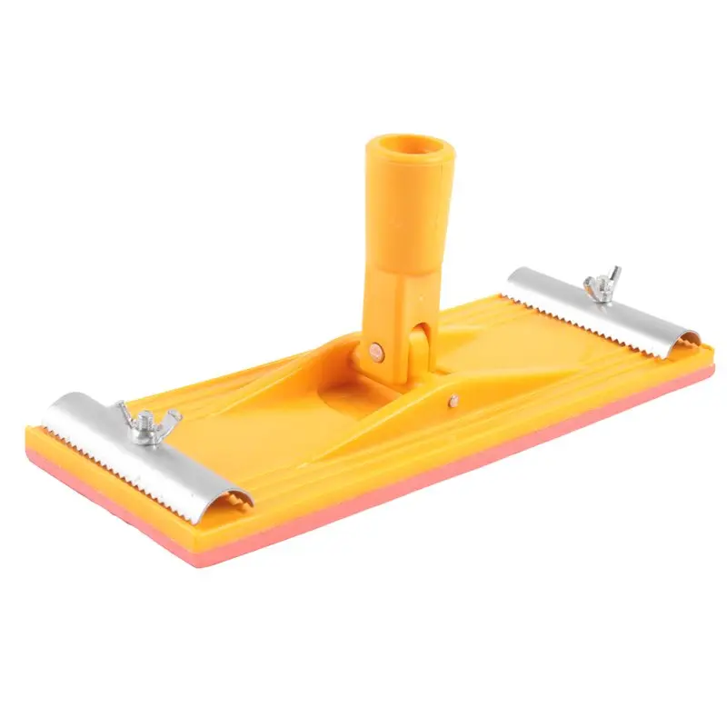 Y50A-Sandpaper Holder With Extendable Pole Drywall Sander 360-Degree Rotation Light Weight Design For Ceiling Wall Applications