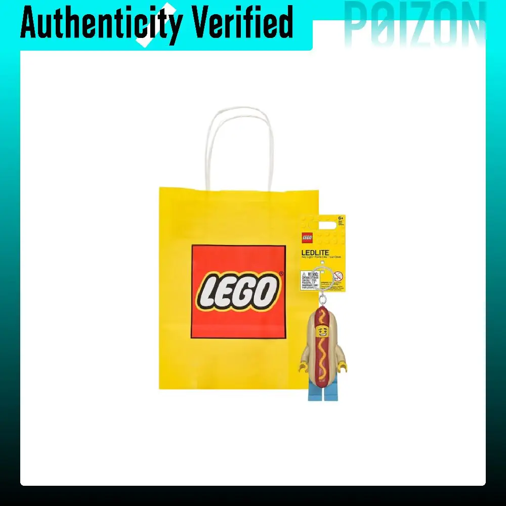 LEGO Classic Collection The Hot Dog Man Glows Keychain Building Blocks 1 KE119