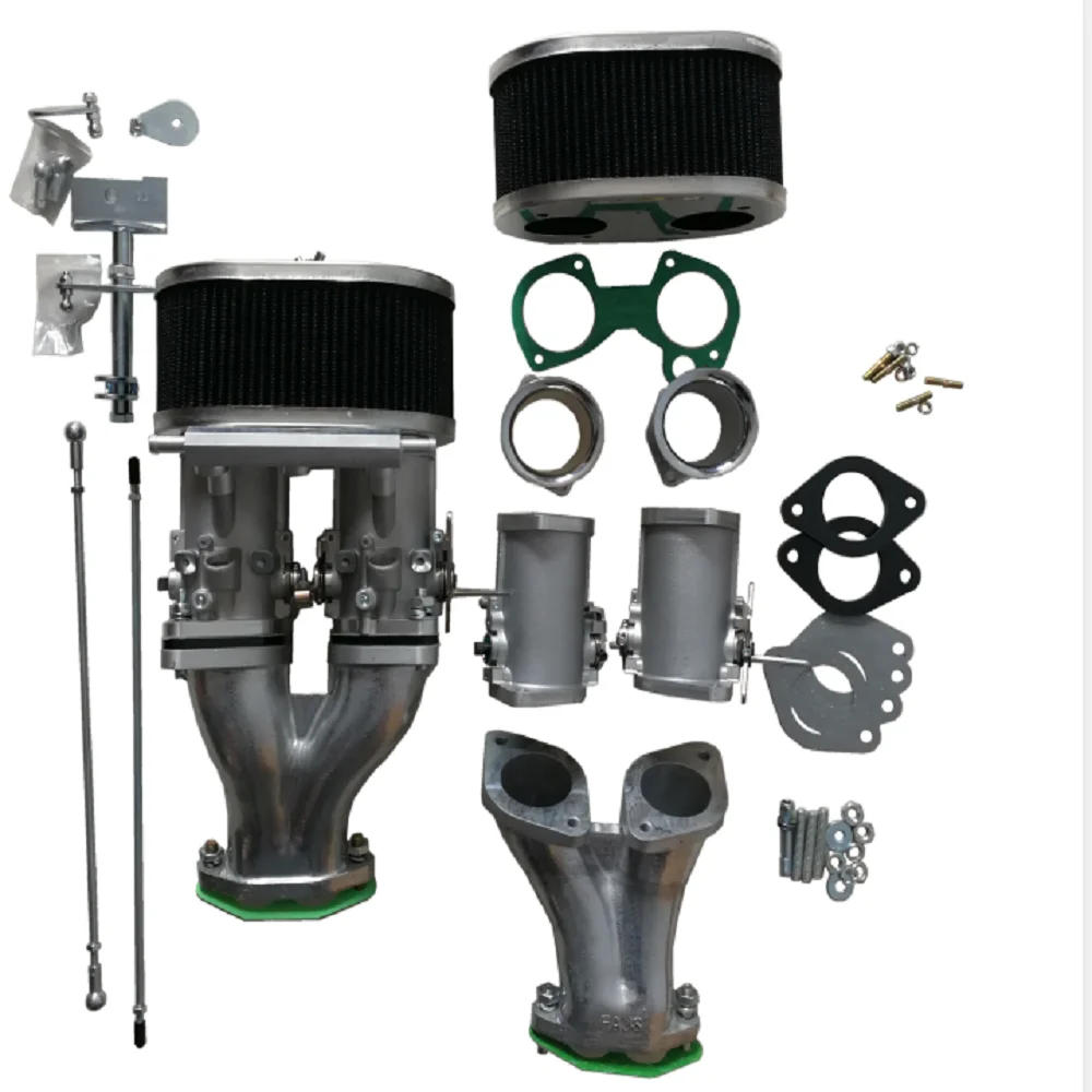 New Best Selling ZhenAo High Performance Dual 48 IDF Throttle Body Horn TPS Plug Filter Split Type T1 Beetle Stock 1 Year