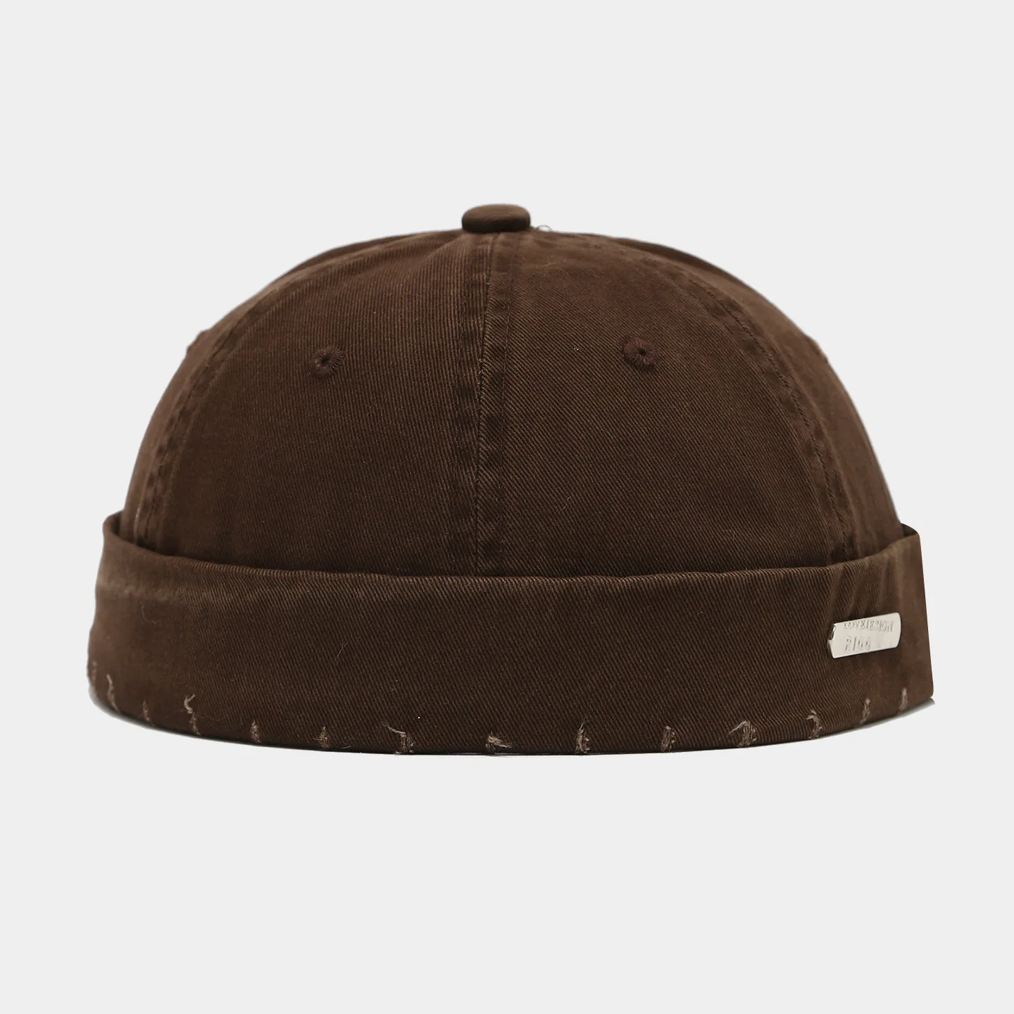 1PC Washed Color Docker Cap ohne Visier Broken Brimless Caps Solid Colors Hat Adjustable Cotton Hats Unisex Vintage Hip Hop – Detail 8