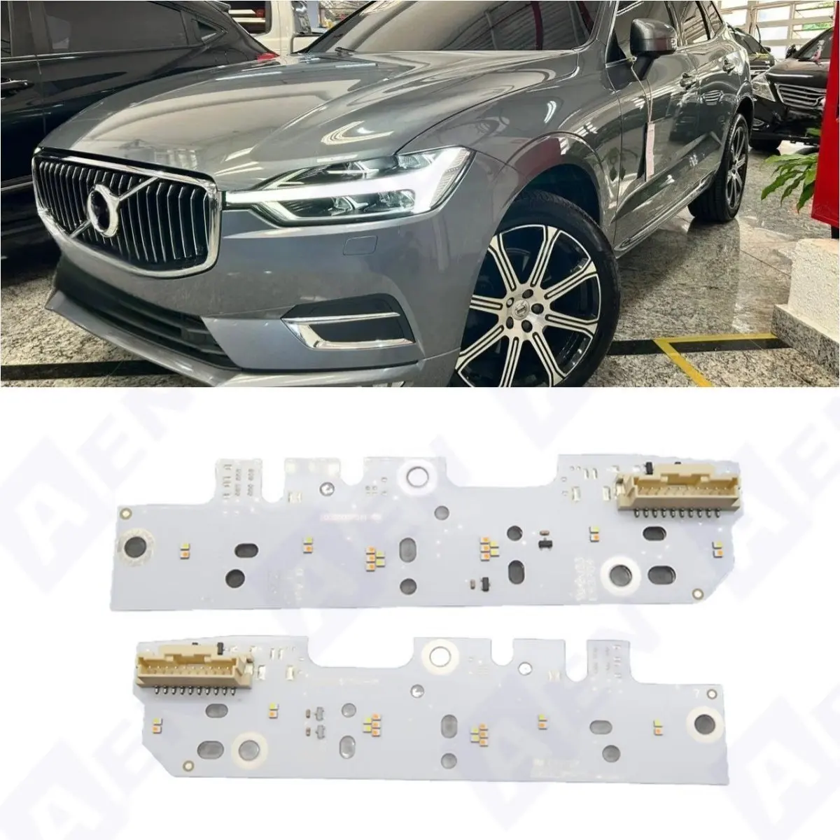 

White Daytime Running Light DRL LED Boards For Volvo XC60 2018-2021 LED Headlight Turn Siginal Module
