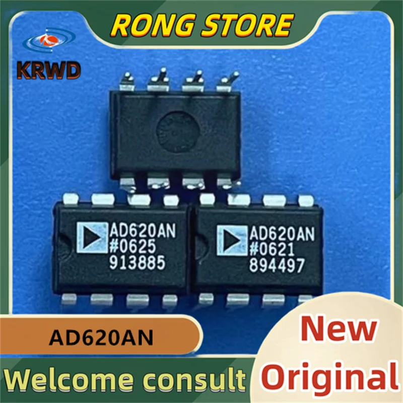 5PCS AD620AN  New original AD620ANZ DIP8