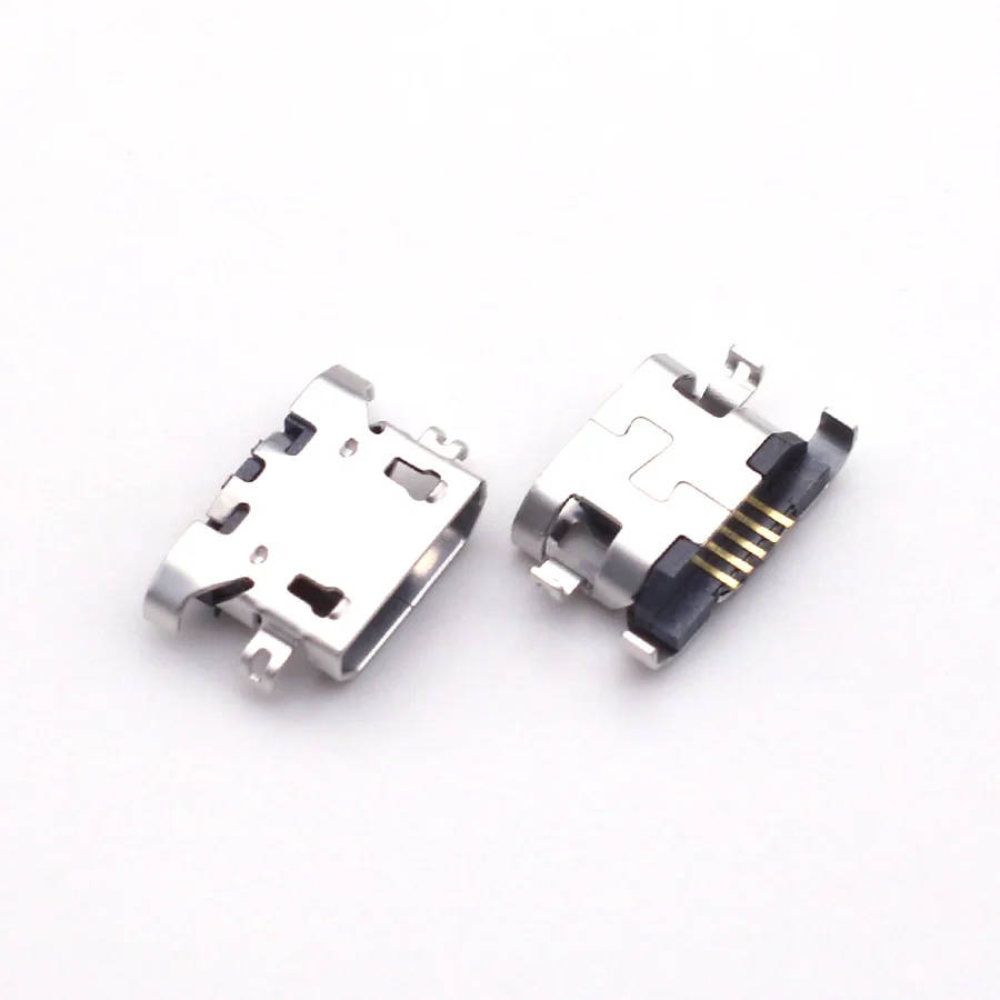 100pcs Micro USB Connector Charging Port Replacement Parts For Lenovo A670 S650 S720 S820 S658T A830 A850 A800 S880 P780 A820