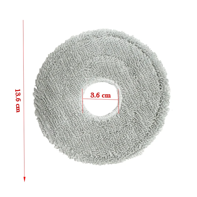 Mopptuch kompatibel mit Dreame Roboterstaubsaugern, 13,6 cm, 24 Stück/36 Stück, Zubehör für Roboterstaubsauger, Mopptuch-Pads – Detail 7