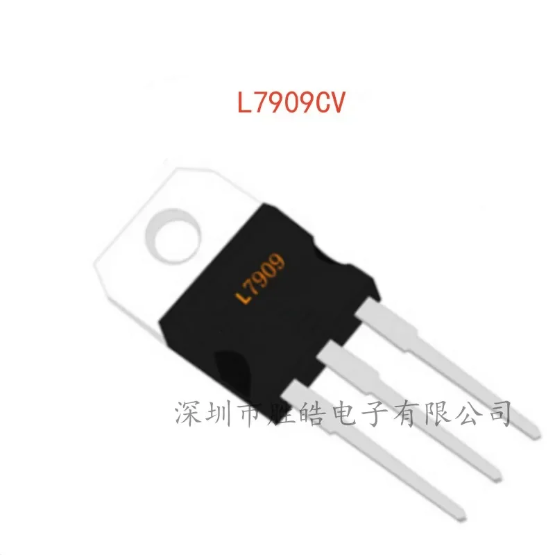 

(10PCS) NEW L7909CV Three-Terminal Regulator Triode 9V Straight In TO-220 L7909CV Integrated Circuit