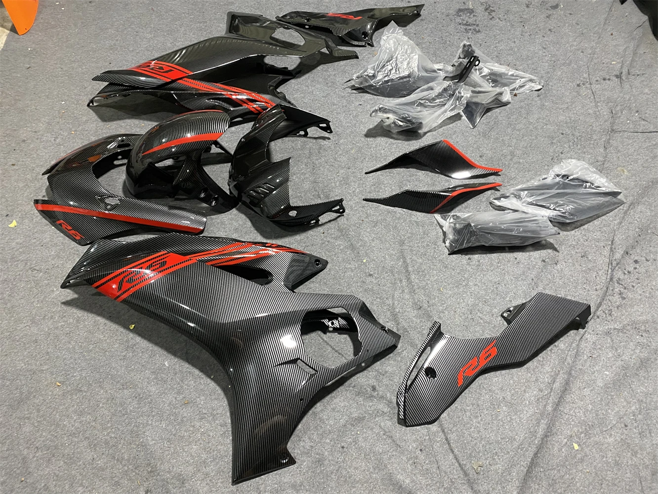 Motorcycle Fairing Kit fits YZF-R6 2017 2018 2019 2020 2021 2022 YZF600 17 18 19 2021 22 year body fairing Carbon fiber painted