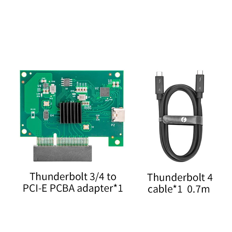 Thunderbolt 3 to PCIE 3.0x4 thunderbolt external card display card extension dock Thunderbolt3 SSD