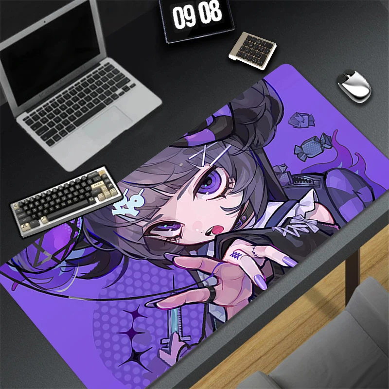 Pattern Game Mousepad Anime Sexy Girls Pad Rubber Mouse Mat Desk Gaming Non Slip Table Mat Gamer Cabinet Mousepad Keyboard Pad