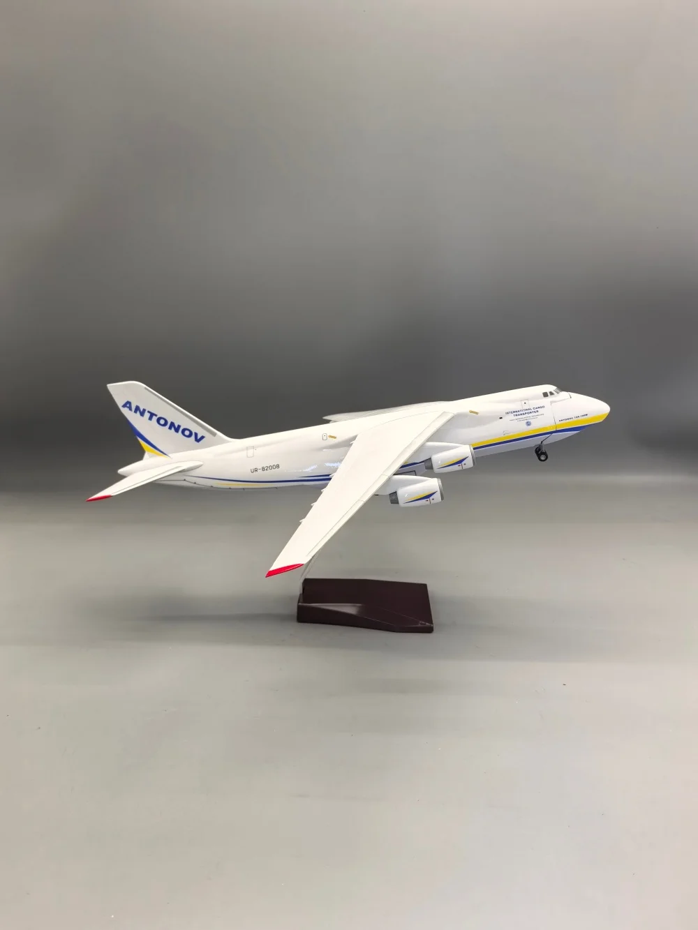 New 1/165 Scale Planes Resin 42cm Antonov An-124 Transport Aircraft Model Opened Cabin Door With Stand Aviation Enthusiasts Gift