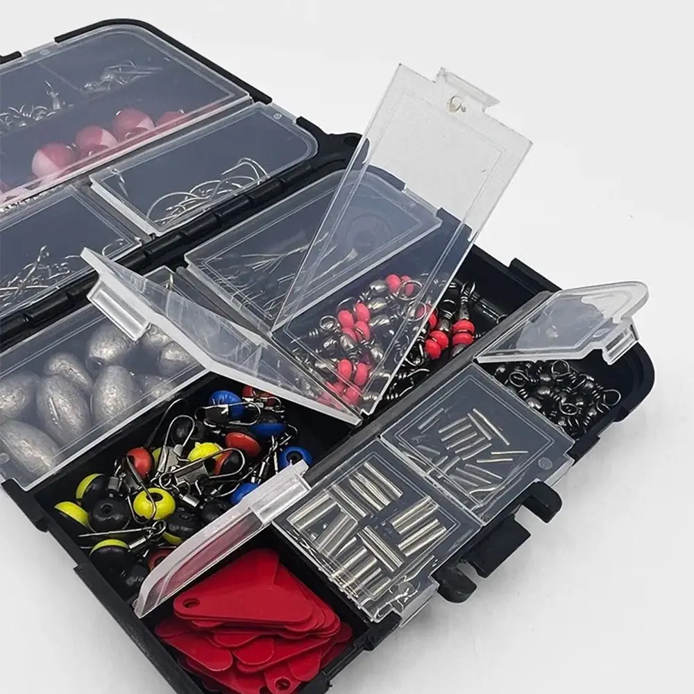 

Sphere Floats Fishing Tackle Kit Carp Fishing Swivels Fishing Accessories Set Lures Crank Hooks Fishing Parts Kit